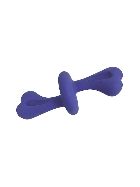 Nylabone Hundespielzeug Knochen Kauen aus Gummi Groß Blau