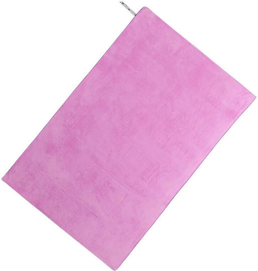 4F Πετσέτα Microfiber Σώματος Ροζ 130x80εκ.