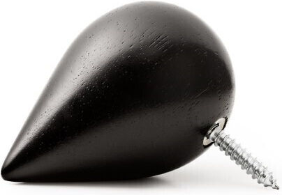 Normann Copenhagen Стенна Закачалка Дървена Черна 5x7.7x8см 2 Бройки