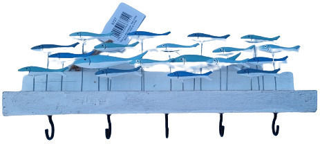 Synchronia Ψαρακια Μεταλλική 5 Θέσεων 9x25.5x25.5cm