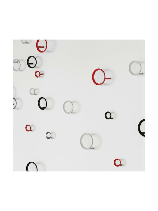 Normann Copenhagen Wall Hanger Metal Red 9.4x5.5cm