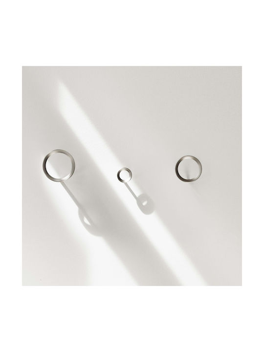 Normann Copenhagen Κρεμάστρα Τοίχου Μεταλλική Μαύρη 9.4x5.5cm