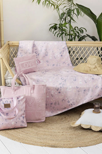 Nima Salty Love Πετσέτα Microfiber Σώματος Διπλής Όψεως Salty Love 160x90εκ.