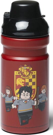 LEGO Παιδικό Παγούρι Harry Potter Πλαστικό Μπορντό 390ml