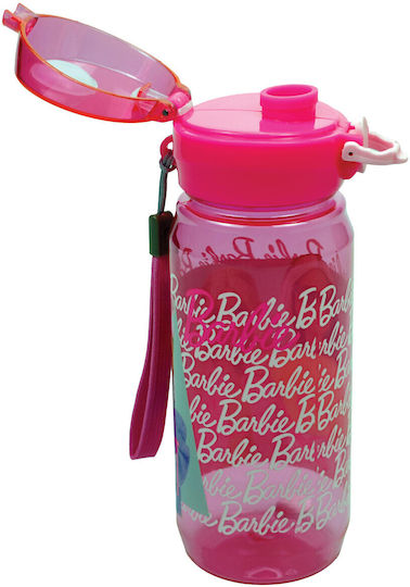 Barbie Παιδικό Παγούρι Πλαστικό 600ml