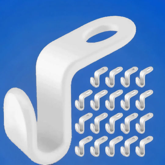 Tpster Plastic Hanger Kitchen Hook White 32661