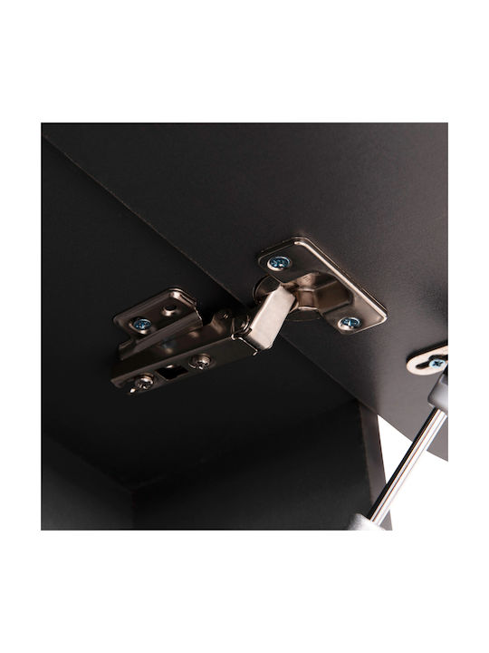 Freebox Wall Hanger Wooden 6 Hooks Bronze 84x12x28.6cm