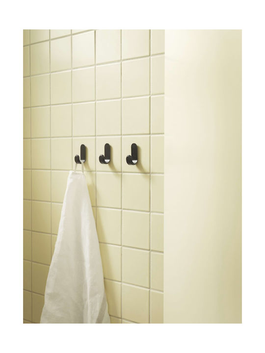 Normann Copenhagen Wall Hanger Metal Black 2.1x3x5.8cm