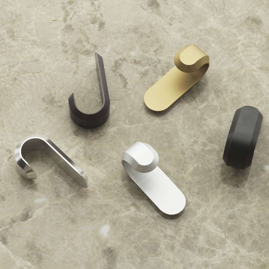 Normann Copenhagen Κρεμάστρα Τοίχου Μεταλλική Μαύρη 2.1x3x5.8cm