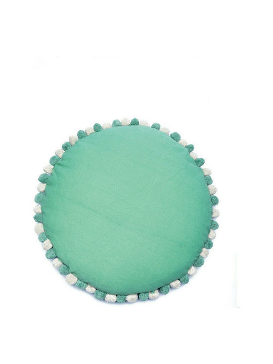 Πουφ Nackenrolle Spree Mint 60x60cm