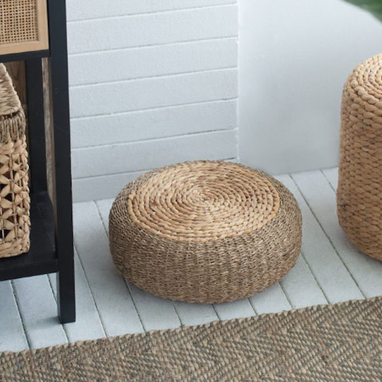 Bean Bag Chair Stool Waterproof Beige 41x41x15cm