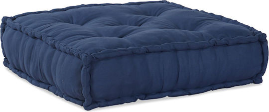 Bean Bag Sofa Poof Blue 70x70x54cm