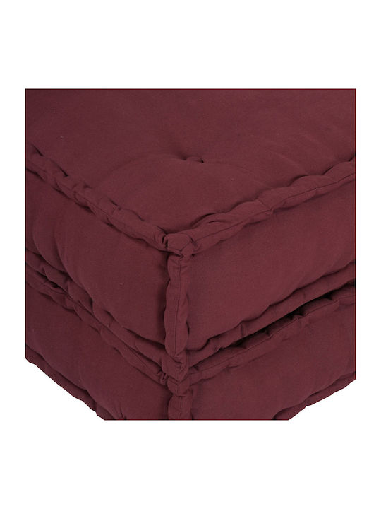Πουφ Nackenrolle Bordeaux 70x70x54cm