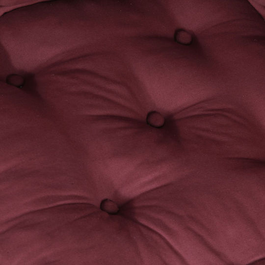 vidaXL Waterproof Burgundy Bolster Bean Bag Chair 70x70x54cm