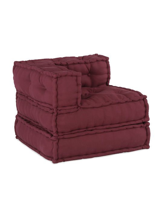 Πουφ Sofa Burgundisch 140x70x54cm