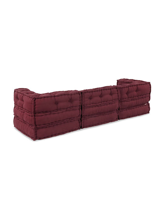 Πουφ Sofa Burgundisch 140x70x54cm