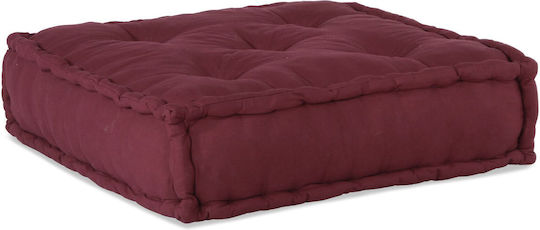 vidaXL Waterproof Burgundy Bean Bag Chair 70x70x54cm