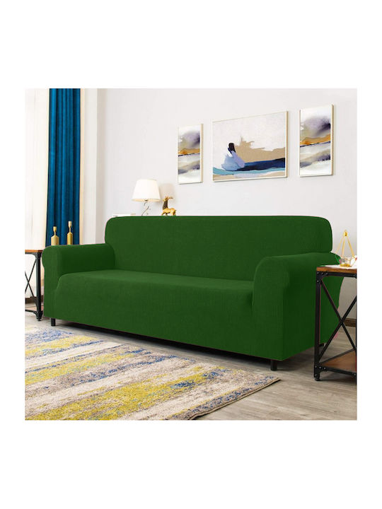 Without volant Elastic Cover for Four Seater sofa Cypress 1pcs 4SEAT-XV-POP-GREEN