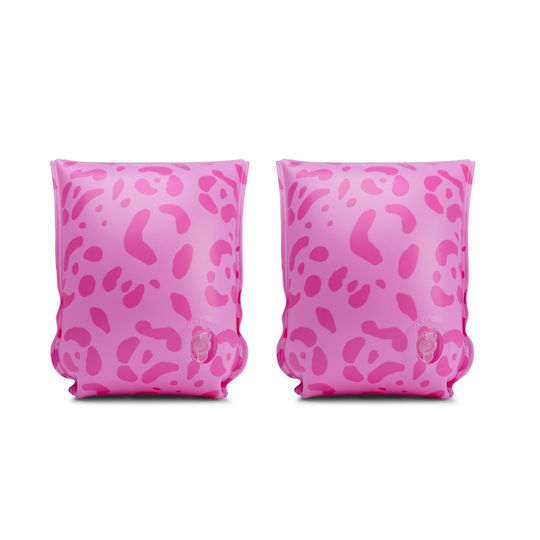Aripioare Înot pentru Copii Swim Essentials 2-6 Ani "Leopard Roz"