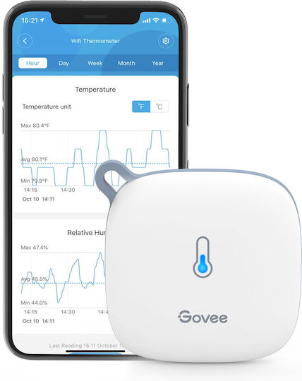 Govee H5179 Temperature - Humidity Sensor Battery Wi-Fi & Bluetooth