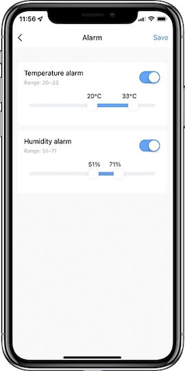Woox Digital Thermometer für Innenraum Verwendung