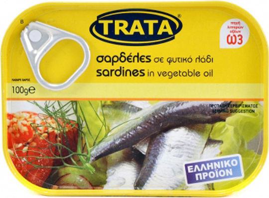 Trata Σαρδέλες Φυτικο Λαδι 100gr