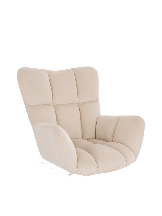 Chair Visitor Velvet in Beige Color 65xx 1pcs
