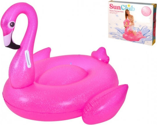 Sunclub Φουσκωτό Ride On Θαλάσσης Flamingo Ροζ 110x86cm