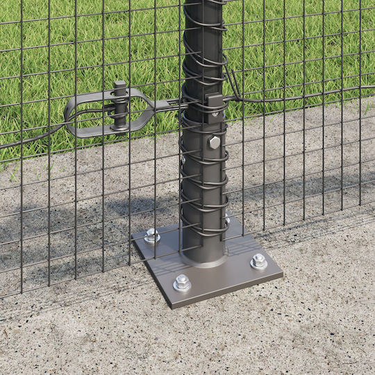 vidaXL Plasă de sârmă Galvanizat Module Gri 0.4x25m