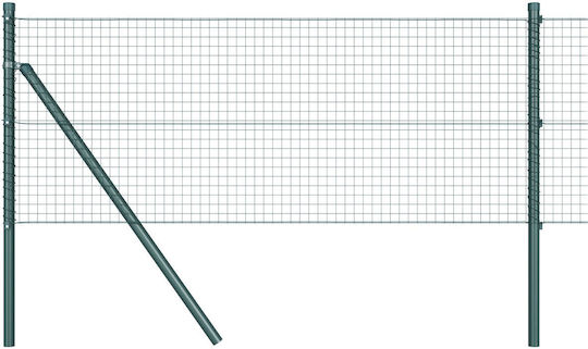 vidaXL Ситова мрежа Зелен 0.6x50м
