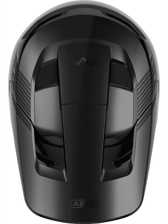 Abus Shiny Față întreagă Cască de Bicicletă Munte cu Protecție MIPS Negru