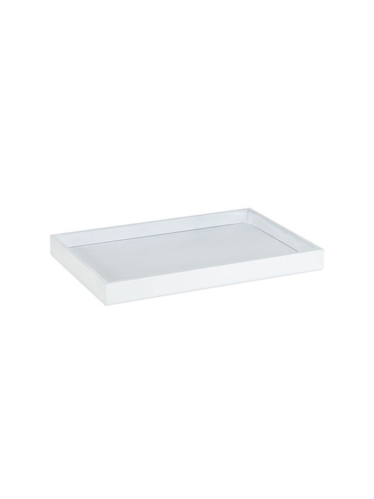 Relaxdays Bamboo Square Serving Tray made of Bamboo in Beige Color 47x47x32.5cm 1pcs
