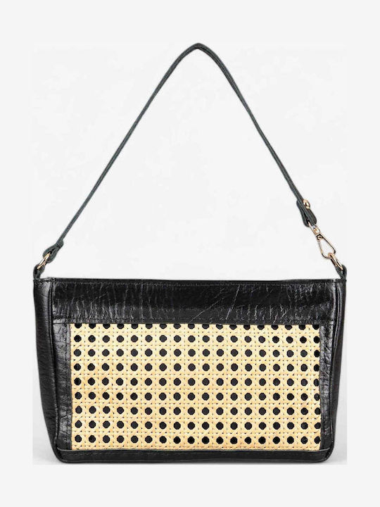 Leather Women's Clutch Black