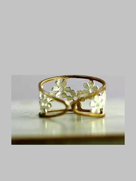 Ring with Enamel