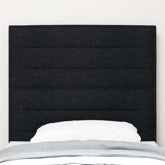 vidaXL Fabric Bed Headboard Black 80x88cm
