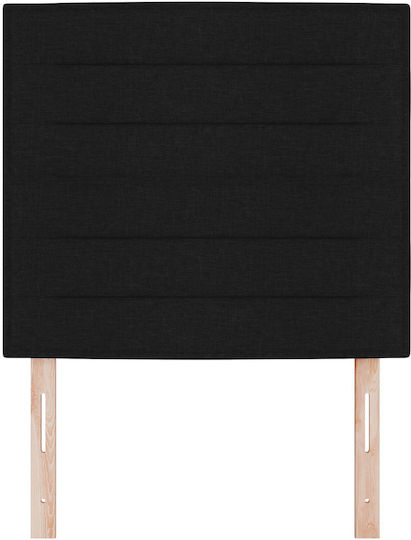 vidaXL Fabric Bed Headboard Black 90x88cm