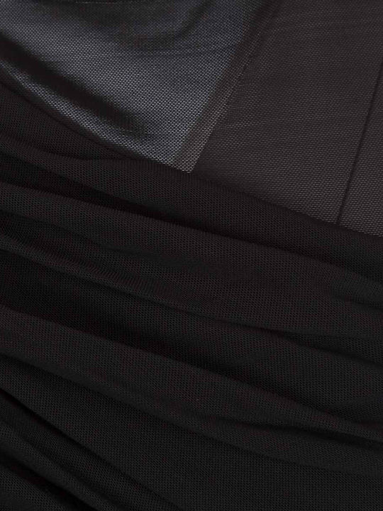 Summer Midi Evening Dress Black