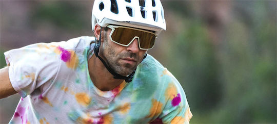 Tifosi Cycling Glasses Moab Clarion with Gold Frame & Transparent Lenses