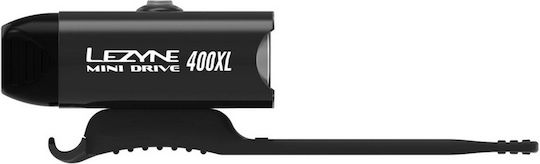 Lezyne Mini Drive 400XL Επαναφορτιζόμενο Εμπρόσθιο Φως Ποδηλάτου Μαύρο