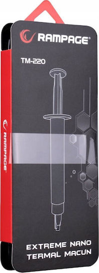 Θερμαγώγιμη Πάστα Rampage Tm-220 – 2g Αγωγιμότητα 11w/m.k + Σπάτουλα Ipa