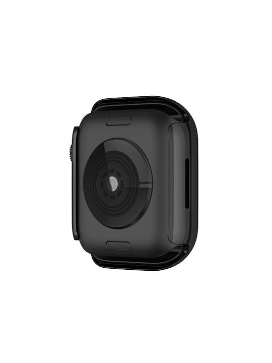 Protective Plastic Case in Black color for Apple Watch Series 9, 8, 7 41mm