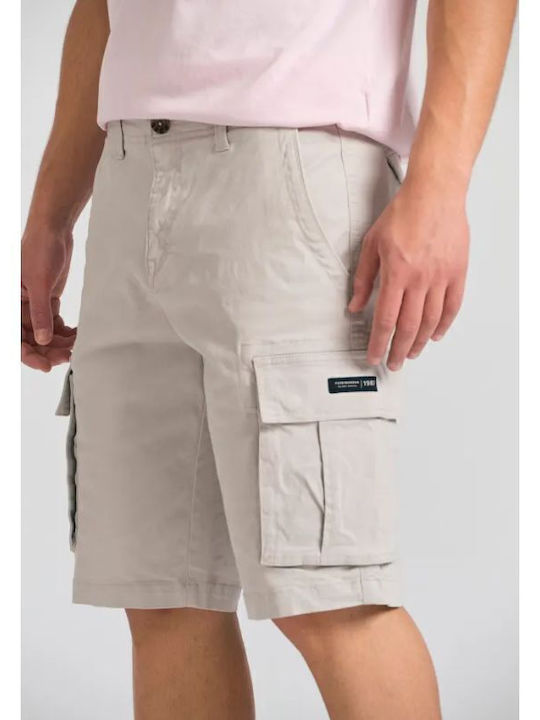 Funky Buddha Ανδρική Βερμούδα Cargo Mist Grey