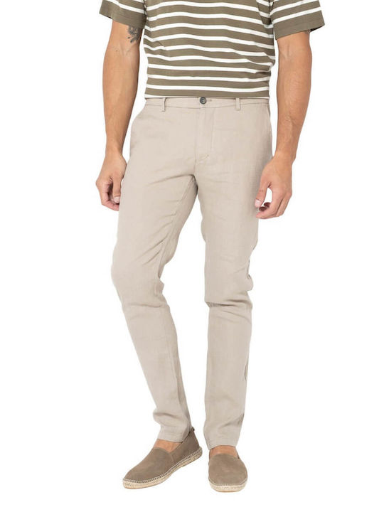 Chino Trousers In Regular Fit Beige