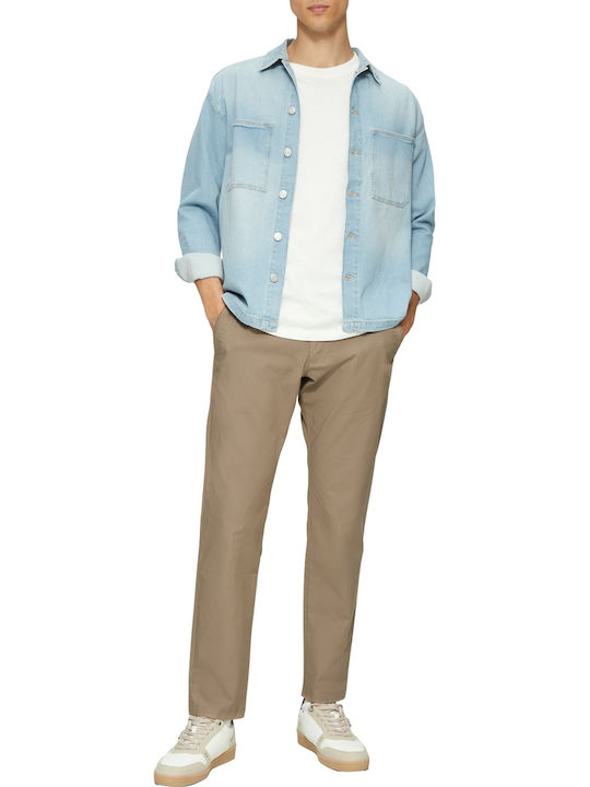 Pantaloni Chino Elastic Coffee