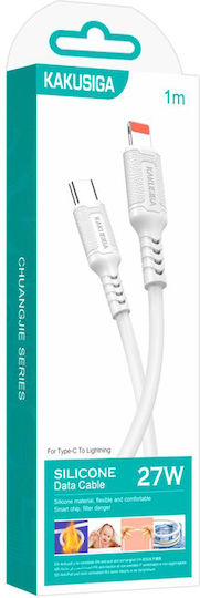 Kakusiga USB-C zu Lightning Kabel 27W Weiß 1m (KSC-984-LC-WH)