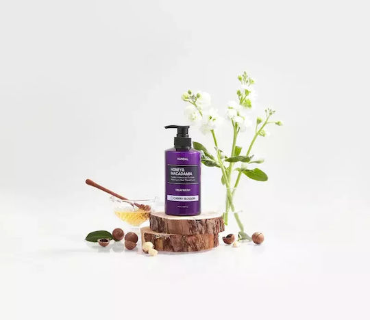 Intensive Moisturizing Care Dry Damaged Hair Kundal Honey & Macadamia Baby Powder 500 Ml