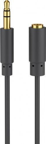 Goobay Goobay 3.5mm Jack Cable - 3.5mm Female - 3.5mm Male Black Length 1m 97113