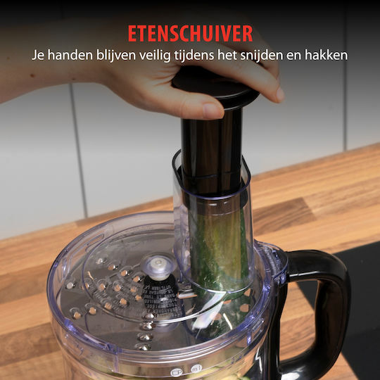 Alpina Appliances Multifunctional Food Processor 500W with Pot 1lt and Jug Blender