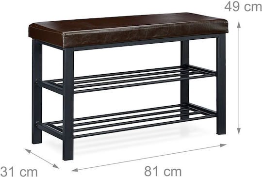 Mobilier de Intrare cu Dulap pentru Pantofi & Bancă 49x81x31cm