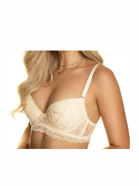 Push Up Bra Underwire Beige